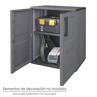 Armario de resina bajo 68x37x84cm