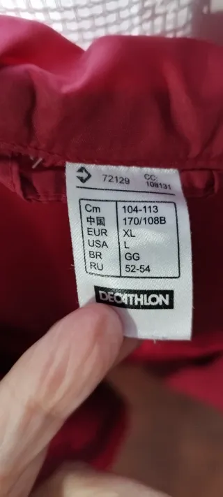 Chaqueta Decathlon  rosa/fucsia