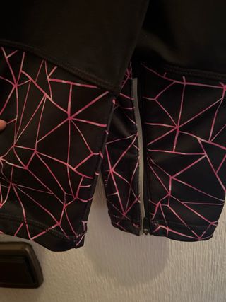 Leggings térmicos negros con estampado