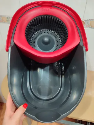 Cubo Vileda con escurridor palo y fregona