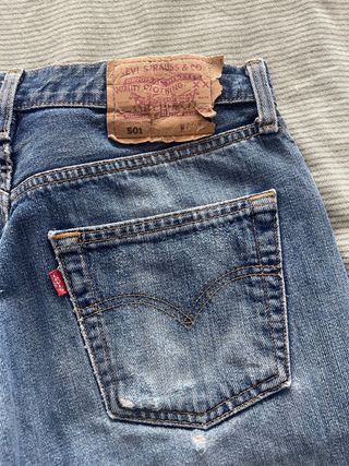 Pantalón Levi's Azul Desgastado Talla W32