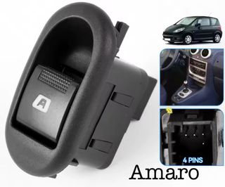 Botão/Interruptor de Vidros Elétricos(Citroen C2,