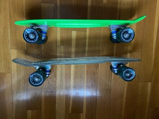 Patinete Tijuana verde y transparente