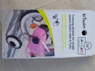 Ruedines bicicleta para niños 4 a 6 sños.