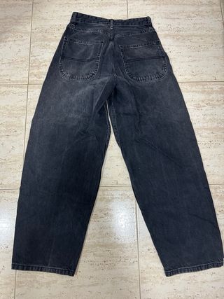 Pantalones vaqueros anchos negros
