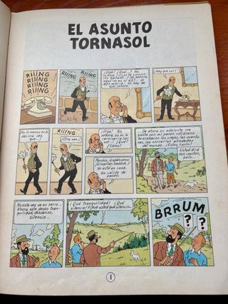 2 libros Aventuras de Tintin: Vuelo 714 y Tornasol
