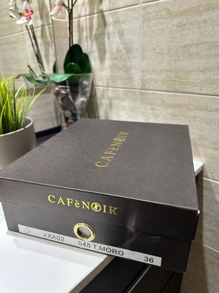 Botines CAFÉNOIR piel marrón talla 36 modelo xXA02