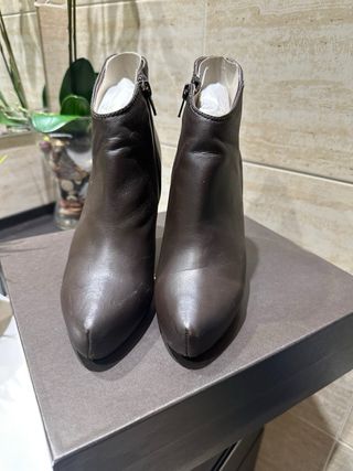 Botines CAFÉNOIR piel marrón talla 36 modelo xXA02