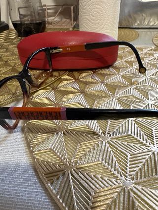Montura Gafas Carolina Herrera CH HC Negra Naranja