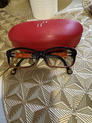 Montura Gafas Carolina Herrera CH HC Negra Naranja