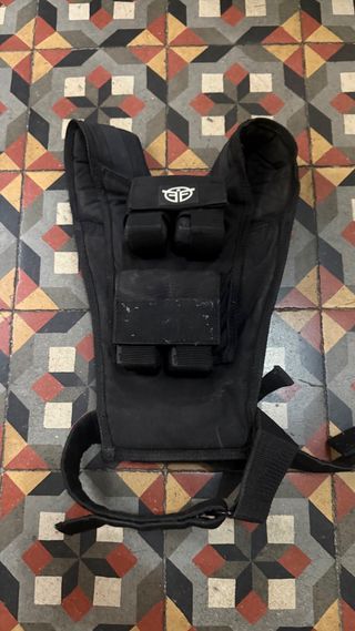 Banco de pesas multifunción mas discos mas barras