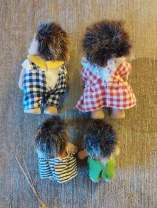 Familia Erizos Sylvanian Families Años 80