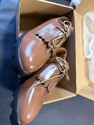 Zapato H&D Mujer Talla 39 Marrón