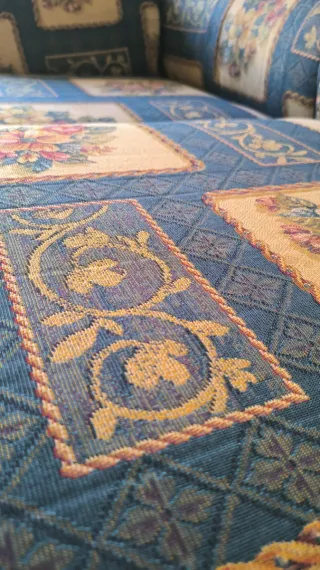 Sofá de 3 plazas con estampado floral