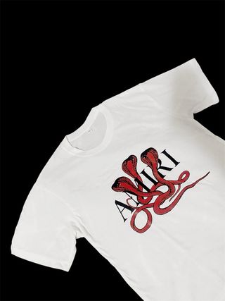 T-shirt Amiri Serpente Bianca Taglia S