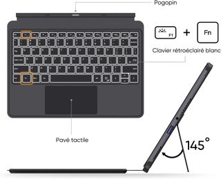 Portátil/Tableta 2 en 1 con Teclado