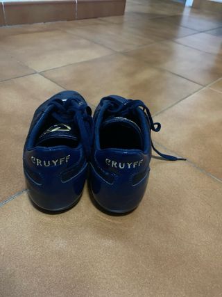 Zapatos Cruyff Azul y Dorado