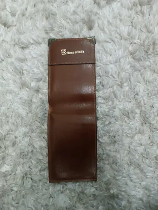 Portafoglio uomo in pelle marrone