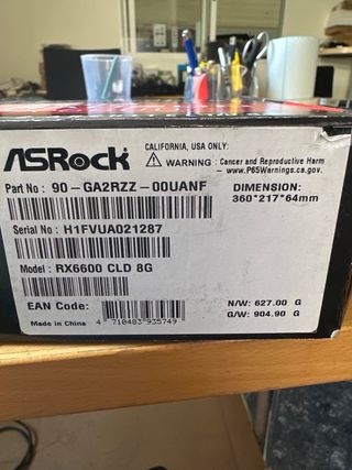 Tarjeta Gráfica ASRock Radeon RX 6600 8GB