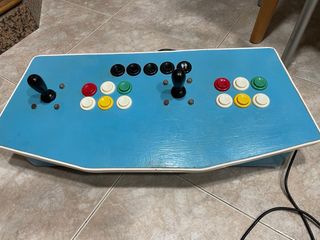 Mando Arcade Azul con Joysticks y Botones