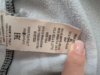 Tuta Marc Ellis ragazza acetata grigia come nuova