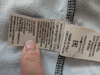 Tuta Marc Ellis ragazza acetata grigia come nuova