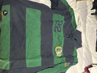 Polo Rugby Rayas Rojas y Blancas Talla XL Verde XL