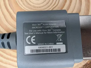 Adaptador Audio Xbox 360 Microsoft