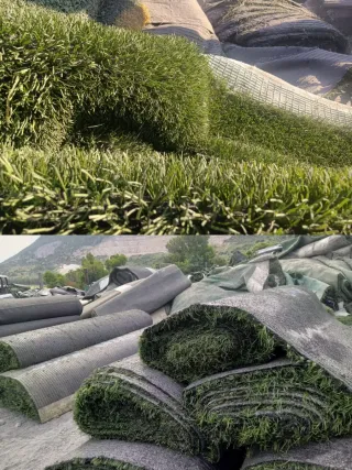 Césped artificial reciclado