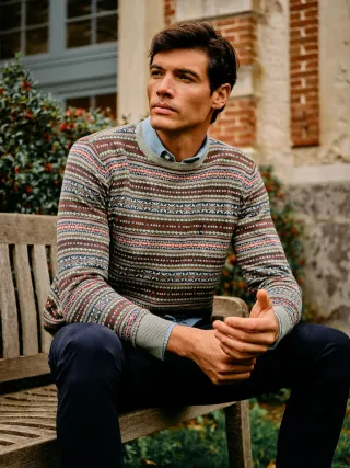 Jersey Fair Isle | Basil