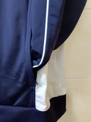 Felpa uomo Puma blu e bianca