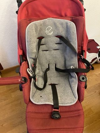 Dúo Cochecito Jané Muum Rojo