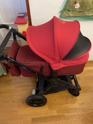 Dúo Cochecito Jané Muum Rojo