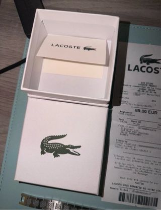 Pulsera Lacoste acero inoxidable NUEVA