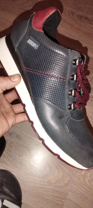 Zapatos Pikolinos Azul/Rojo Talla 42