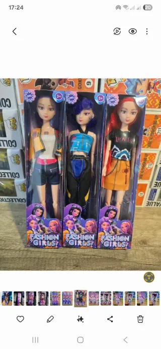 3 Bonecas k pop demon hunters Novas Em Caixa