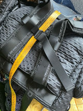 Bolso Mochila Voyager Desigual Negro Verde Oliva