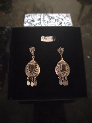 Pendientes Plata Vieja