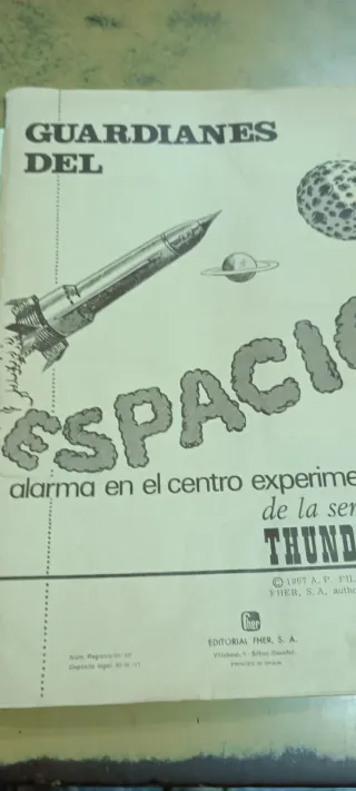 Álbum Guardianes del Espacio 1967 FALTA 1 CROMO