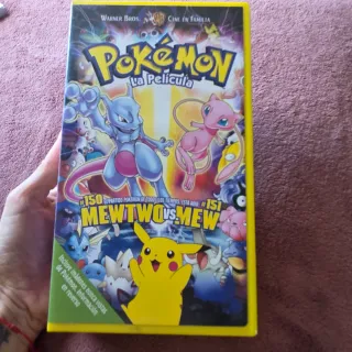 Película Pokémon Mewtwo vs Mew VHS