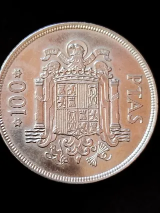 Moneda 100 Pesetas Grande