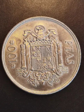 Moneda 100 Pesetas Grande