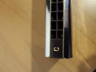 Armonica a bocca a doppia tonalità.