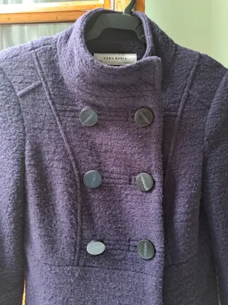 Abrigo Zara Morado