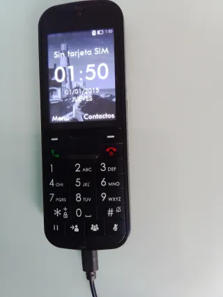 Teléfono Adoc 4G Vintage Negro