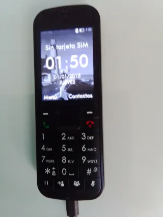 Teléfono Adoc 4G Vintage Negro