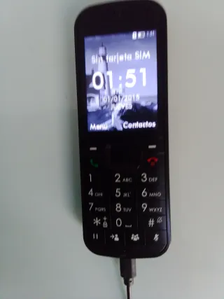 Teléfono Adoc 4G Vintage Negro