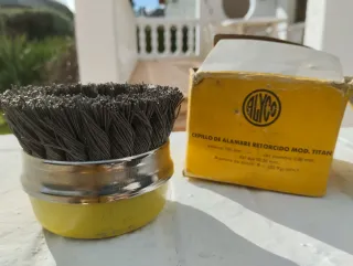 Cepillo Alambre Retorcido Alyco Mod. Titan