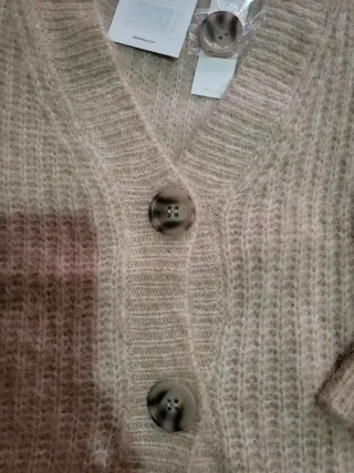 Cárdigan Bershka Beige Talla XS/S