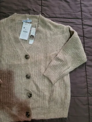 Cárdigan Bershka Beige Talla XS/S